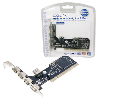 PCI card USB2.0 (4xe) & (1xi) LogiLink