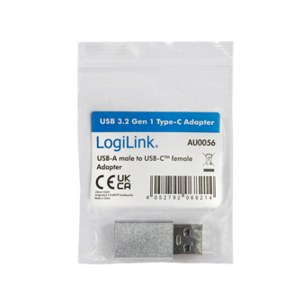 Adapter USB 3.2-A (M) --&gt; USB-C(F) LogiLink