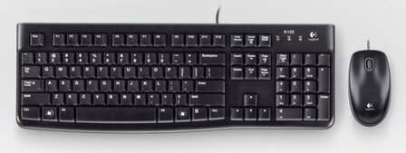 DE DT Logitech MK120 Zwart bedraad Retail