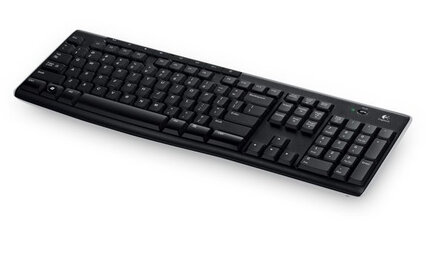 DE KB Logitech K270 Zwart draadloos Retail