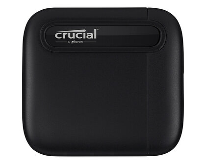 500GB Crucial X6 NVMe/Zwart/USB-C/540