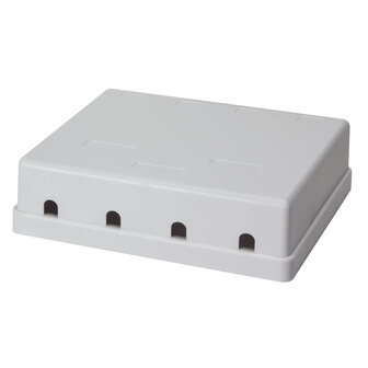 TOE Keystone Surface Mount Box 4 ports UTP LogiLink