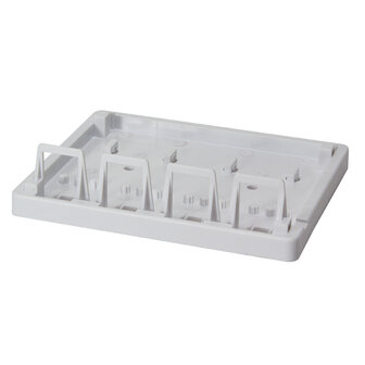 TOE Keystone Surface Mount Box 4 ports UTP LogiLink