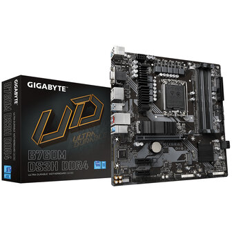 Gigabyte 1700 B760M DS3H DDR4 - DDR4/M.2/DP/HDMI/&micro;ATX