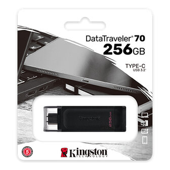 USB-C 3.2 FD 256GB Kingston DataTraveler 70