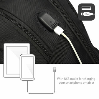 AC8530 Global rugzak 15,6&quot; met USB-poort