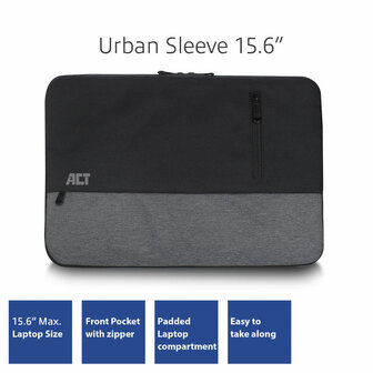 AC8545 City Urban laptop sleeve 15,6&quot;