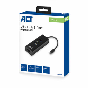 AC 6400 USB-C Hub 3 port en ethernet