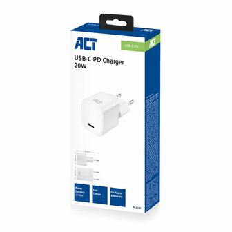 AC2120 Compacte USB-C lader 20W met Power Delivery
