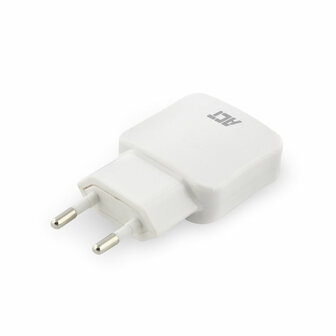 AC2115 USB lader, 2-poorts, 2,4A, 12W, Smart IC