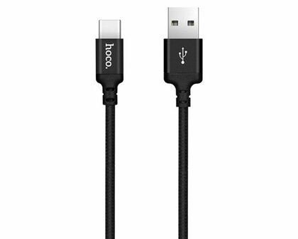 Hoco Charge&amp;Synch USB-C Cable Black (2 meter)