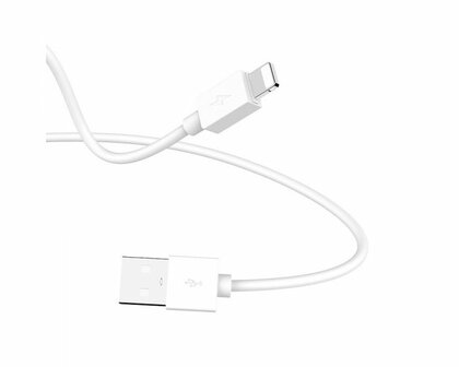 Hoco Charge&amp;Synch Lightning Cable White (2 meter)
