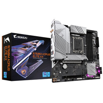 Gigabyte 1700 B760M AORUS ELITE AX - DDR5/M.2/DP/HDMI