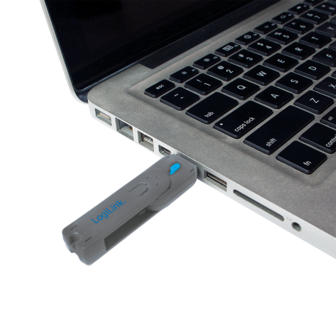 LogiLink USB-poortslot 4 stuks incl.1 sleutel