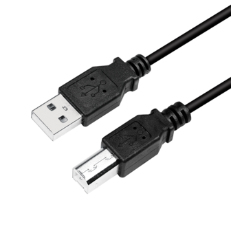USB 2.0 A --&gt; B 2.00m LogiLink Zwart