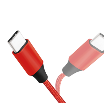 USB 2.0 C  USB-C 0.30m LogiLink Rood