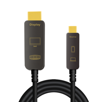 USB 3.2 Gen2 C --&gt; HDMI 10.00m LogiLink 4K Zwart