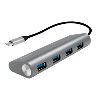 LogiLink 4 Port, USB-C --&gt; USB-A 3.0 Passief