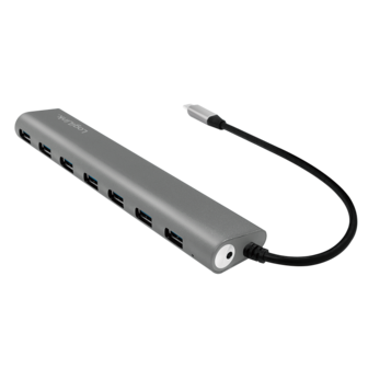 LogiLink 7 Port, USB-C --&gt; USB-A 3.0 Passief