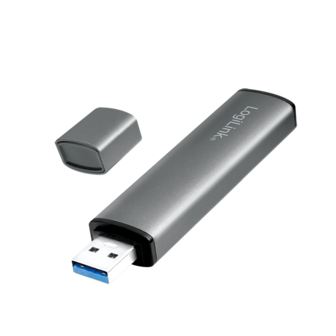 LogiLink 2 Port, USB-A --&gt; USB-A 3.2 + cardreader