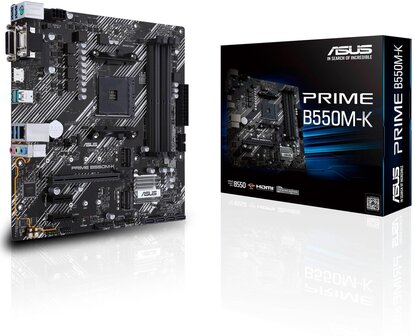 Asus AM4 PRIME B550M-K - DDR4/2xM.2/HDMI/DVI/VGA/&micro;ATX