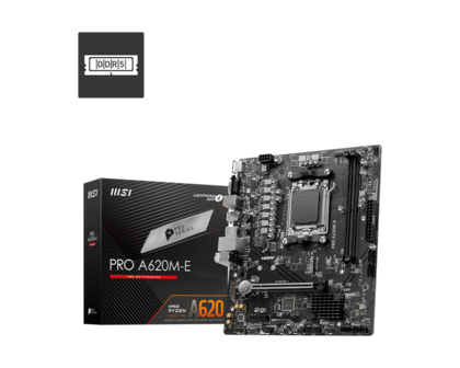 MSI AM5 PRO A620M-E - DDR5/M.2/HDMI/VGA/&micro;ATX