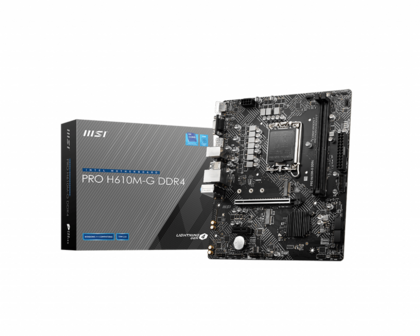 MSI 1700 PRO H610M-G DDR4 - DDR4/M.2/DP/HDMI/VGA/&micro;ATX