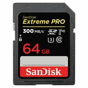 SDXC Card 64GB Sandisk UHS-II U3 Extreme PRO