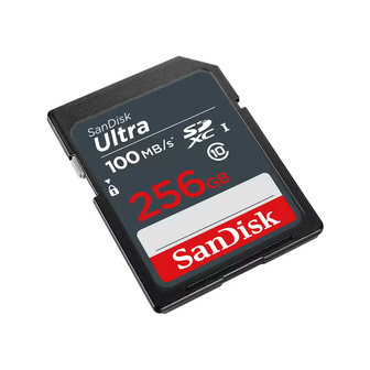 SDXC Card 256GB Sandisk 100MB/s UHS-I U1 Ultra