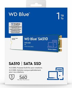 1TB M.2 WD Blue SA510 TLC/560/520