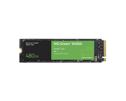 480GB M.2 PCIe NVMe WD Green SN350 TLC/2400/1650