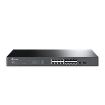 TP-Link 16Port Omada 16x1Gb - 2xSFP 1U 19-inch