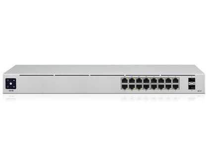 1U 19&quot; 16xRJ45 1G,48W PoE+,managed - Ubiquiti