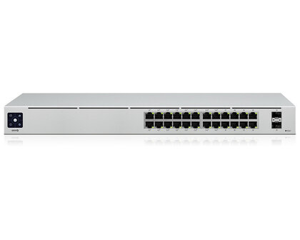 1U 19&quot; 24xRJ45 1G,92W PoE+,managed - Ubiquiti