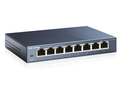 TP-Link 8Port 1Gb Metalen behuizing TL-SG108