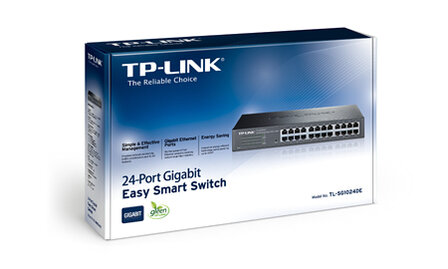 1U 13&quot; 24xRJ45 1G,managed - TP-Link