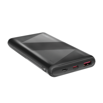 Power Bank 10000mAh LogiLink 1xUSB-C, 1xUSB-A Zwart