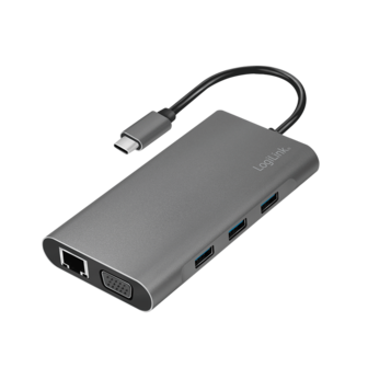 Docking Station Logilink USB-C, 100W, 4K, 10 Port