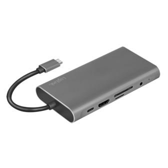 Docking Station Logilink USB-C, 100W, 4K, 10 Port