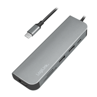 Docking Station Logilink USB-C, 60W, 4K