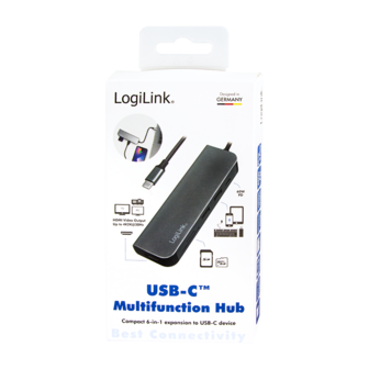 Docking Station Logilink USB-C, 60W, 4K