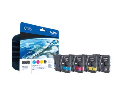 Brother LC-985 Value Pack 300/260 pagina&acute;s (Origineel)