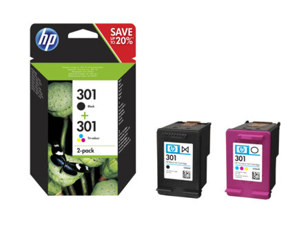 HP No.301 Combo Pack 6ml (Origineel)