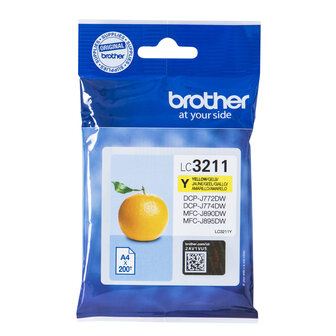 Brother LC-3211Y Geel 200 pagina&#039;s (Origineel)