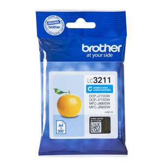 Brother LC-3211C Cyaan 200 pagina&#039;s (Origineel)