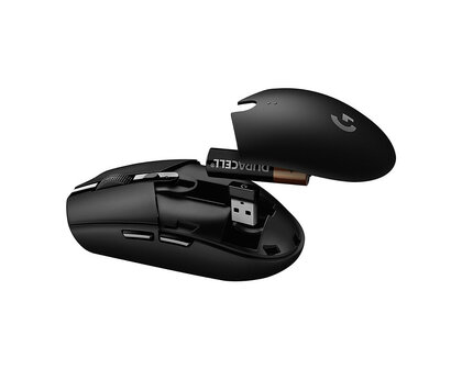 Logitech-G G305 LIGHTSPEED Optical USB Zwart Ret. Wirel.