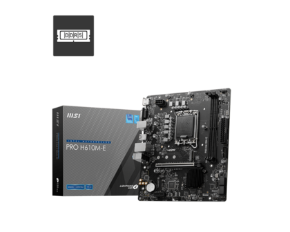MSI 1700 PRO H610M-E - DDR5/M.2/HDMI/VGA/&micro;ATX