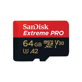 SDXC Card Micro 64GB Sandisk UHS-I U3 Extreme Pro