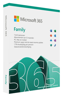 OFF Microsoft 365 Family NL - 1 jaar