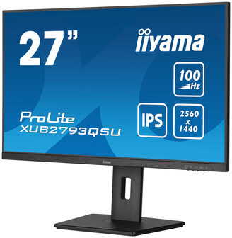 27&quot; Iiyama ProLite XUB2793QSU-B6 WQHD/DP/HDMI/IPS